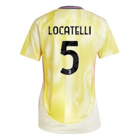 Juventus Manuel Locatelli #5 Borte skjorte til dame 2024-25 Kortermet